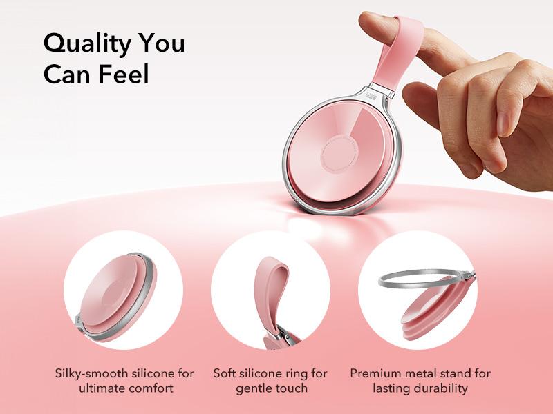 ESR MagSafe Suction Mount - Silicone Phone Grip for iPhone 17/16/15/14/13/12, Android, S25, TikTok, Video & Selfies, Hands-Free Mirror Phone Holder