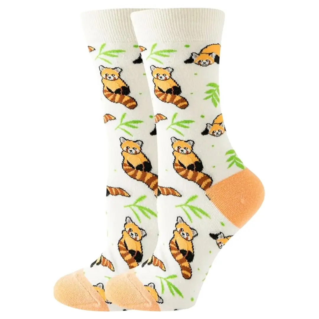 Raccoon Socks from the Sock Panda (Adult Medium - Women's Shoe Sizes 5-10)