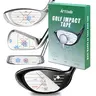 Arttodo Golf Impact Tape, Golf Impact Sticker, Golf Ball Tracker, Self-Teaching Sweet Spot and Consistency Analysis, 100 Sheet(400 Labels)