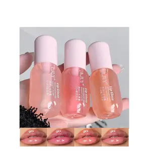 3/6/9/12 Pcs Lip Gloss Oil Set Mint Flavor Hydrating Lip Oil Glossy Shiny Lip Primer Moisturizer Transparent Lipgloss for Women Girls Cruelty Free