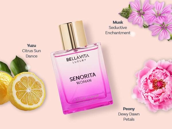 Blush Crush Squad by BellaVita Luxury | Perfume Combo Gift Set | 4×100 ml | Glam, Date, Rose & Senorita | Long Lasting Eau De Parfum | Vegan & Cruelty Free