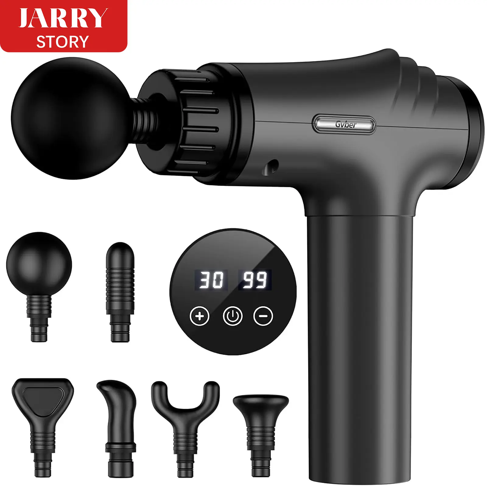 Massage Gun X7, Deep Tissue Neck Shoulder Massager with 30 Speed Levels & 6 Interchangeable Massage Heads, Portable Electric Massager for Muscle Pain Relief, Ideal Gift, Dorm Essentials,back to school,back to school haul