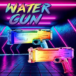 LED Electric Watergun fires up to 20+ft with powerful force. Suitable for kids and adults, it’s the best outdoor water toy for parties, beach days, and exciting birthday gift surprises!