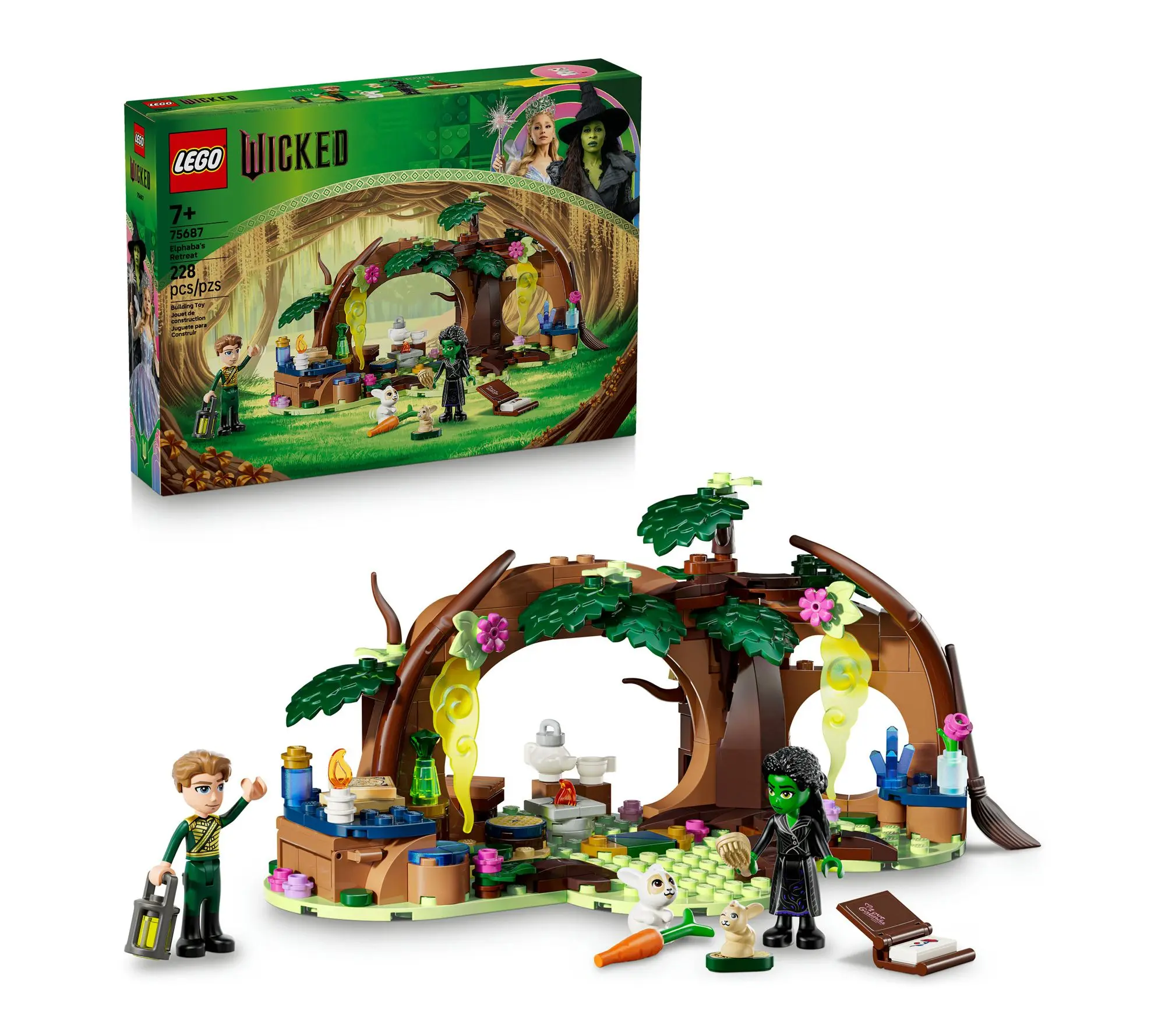 LEGO Wicked Elphaba's Retreat Creative Forest Building Toy for