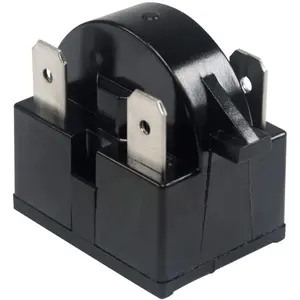 Appli Parts APSR-4002P Mini Fridge relay switch 3 pin 4.7 Ohm 110V Universal PTC Start relay replacement part for multiple brands of refrigerators wine cooler