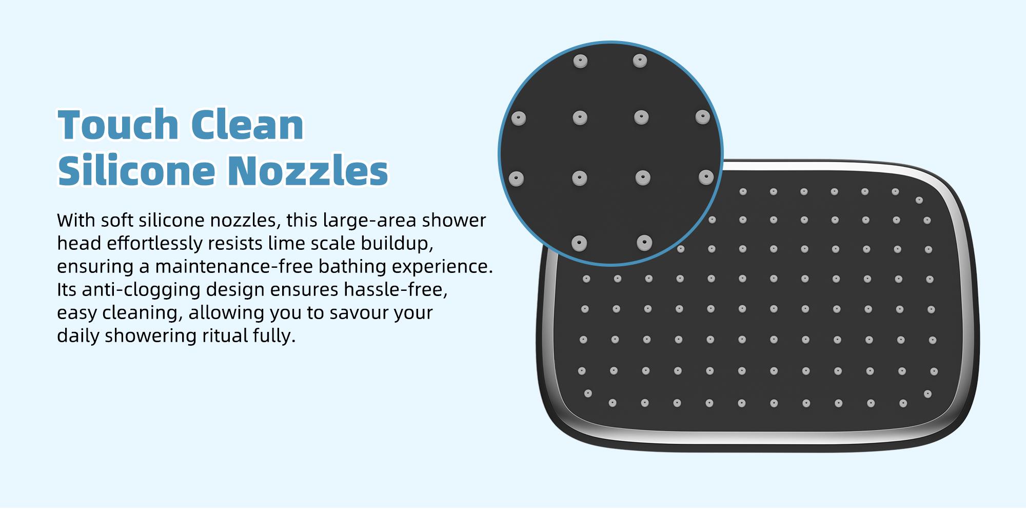 Rain Shower Head with Handheld Spray Combo, High Pressure Rainfall Shower Head, Height Adjustable Dual Shower Head, Luxury Waterfall Showerhead Bathroom