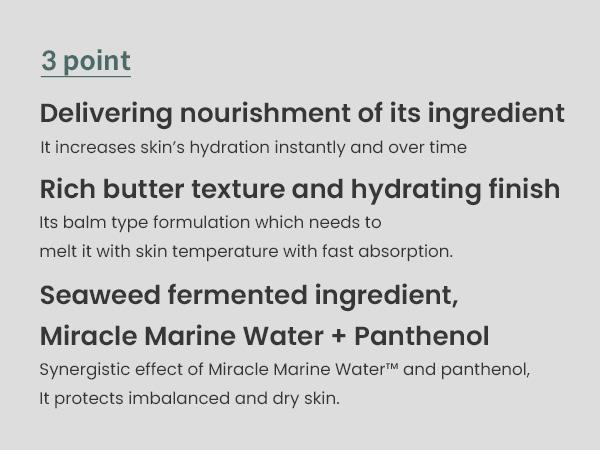 [Heimish] Marine Care Deep Moisture Nourishing Melting Cream (55ml/ 1.85 fl. oz) with Algae + Panthenol, Hydrating & Anti-Aging, Korean Skincare Springtok Moisturizer