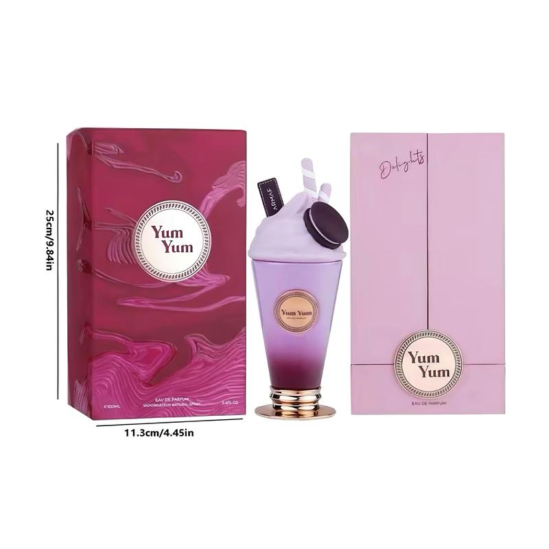 Ice Cream Rainbow | 100 ML (3.4 Oz) | Perfume For Women| Eau De Parfum | Citrus,Floral,Woody,Wild Berries,White Flower Powdery Notes | Bliss  Cheerful Enchanting Aroma |  Long lasting Perfume | Daily Fragrance in Pink Bottle