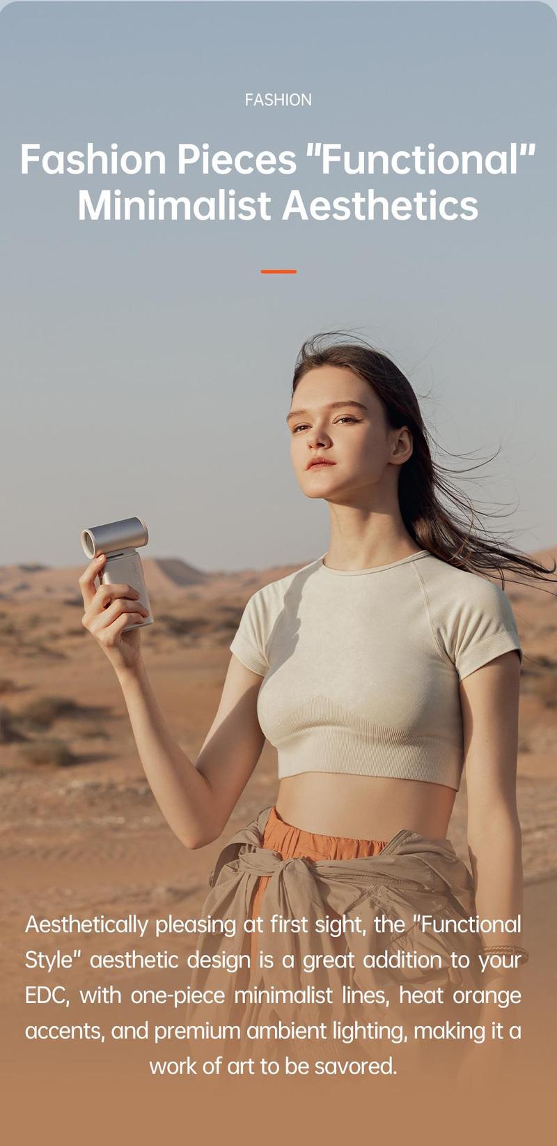 JISULIFE Portable Handheld Turbo Fan with 100 Speeds Adjustable Mini Personal Fan 9000mAh USB Rechargeable Battery Operated LED Display Powerful Cooling Solution