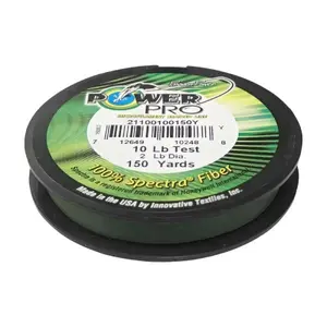 Power Pro Spectra Braided Line Moss Green 300 yards
