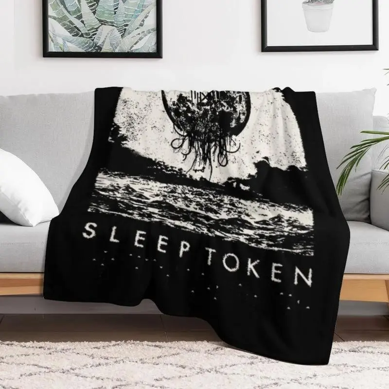 SleepToken Soft Funny Flannel Cozy Throw Blanket, Rutkd 80x60in XL Soft Cover Blanket for Couch, Bed Home Decor, Flannel Cozy Blanket, Soft Cover Blankets