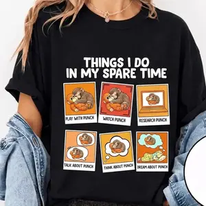 Hot new 2026 Funny Baby Monkey Punch T-Shirt – Viral Monkey Meme Tee, Cute Monkey Graphic Shirt, Trendy Unisex Tee #viralmeme #funnyshirt #tiktokfashion