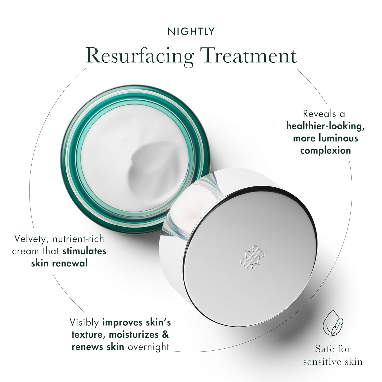 RéVive Moisturizing Renewal Cream / Nightly Retexturizer - Anti Aging Face Cream for Gentle Exfoliation & Skin Renewal with Glycolic Acid & Bio-Renewal Peptide (50 ml/1.7 oz)