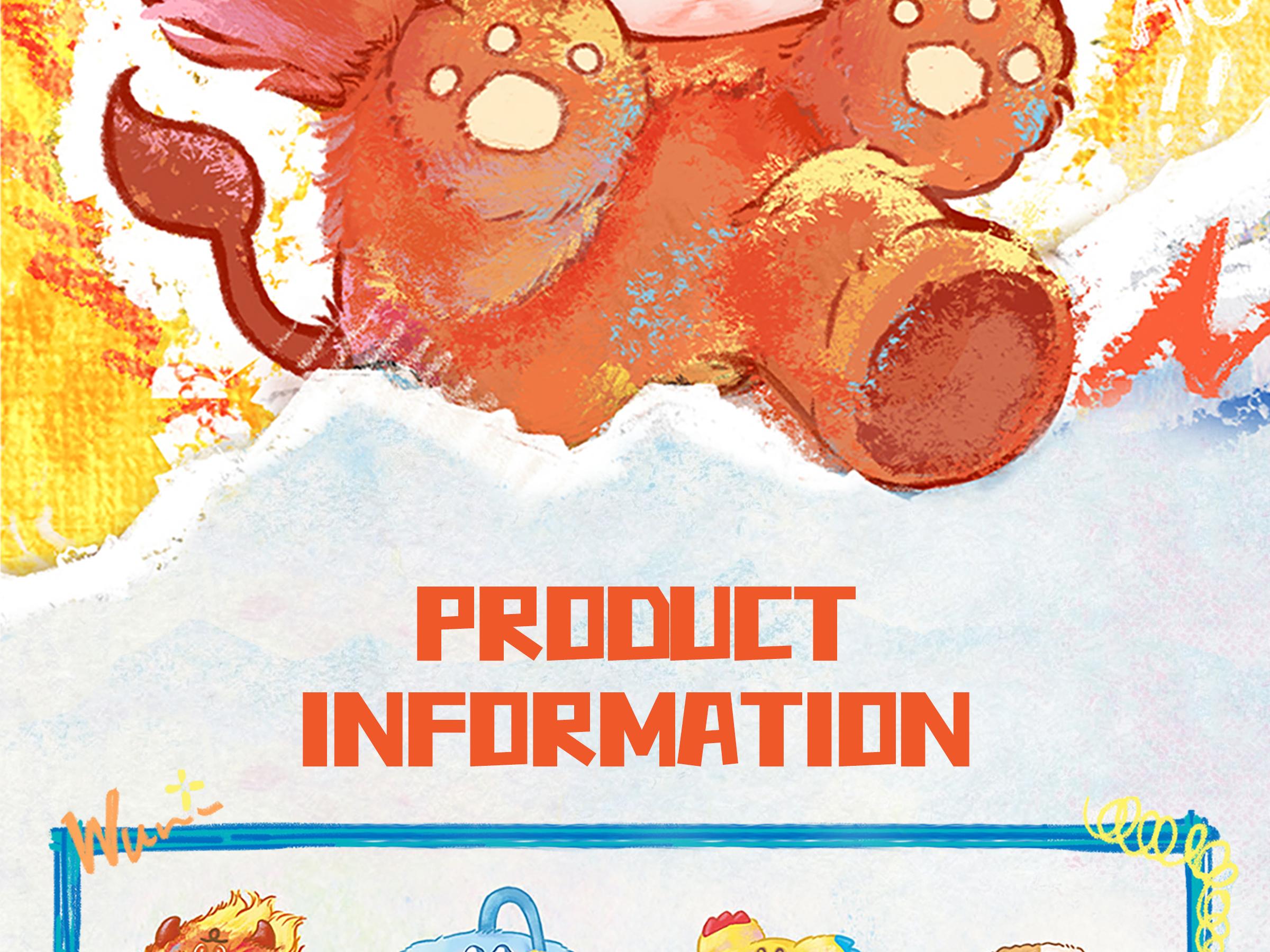 Miniso Q Baby Emotional Hairy Monster Series Blind Box - Charming Plush Blind Box Doll, Great Choice for Gifting to Friends