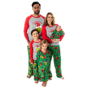 Dr. Seuss GRINCH Who Stole Christmas Matching Family Pajama Sets For Men, Women, Kids, Toddlers