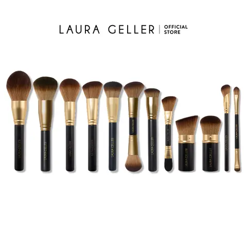 Laura Geller Brush Bestsellers - Assorted Brushes with Various Shapes and Handle Styles