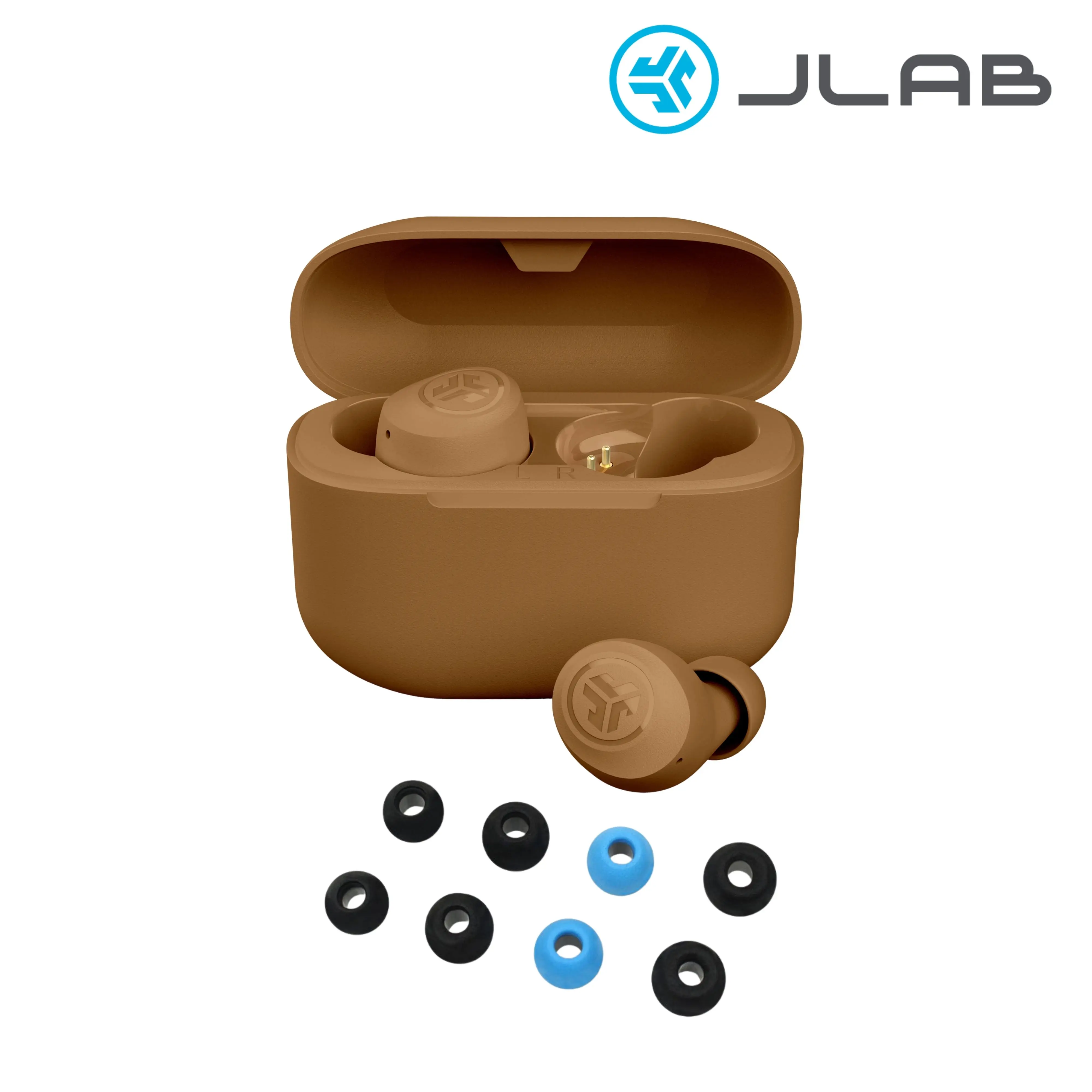 JLab GO Tones+ True Wireless Bluetooth Earbuds & Cloud Foam Ear Tips, 35+ Hours Playtime, Customizable EQ, Fast Charging, Integrated Cable, and Touch Controls