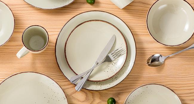 Vancasso Navia 16PC Stoneware Dinner Set for 4 - Speckled Spray Spot Pattern with 4 Dinner Plates, 4 Side Plates, 4 Bowls and 4 Mugs Tableware Vancasso Navia 16PC Stoneware Dinner Set for 4 - Speckled Spray Spot Pattern with 4 Dinner Plates, 4 Side Plates, 4 Bowls and 4 Mugs Tableware