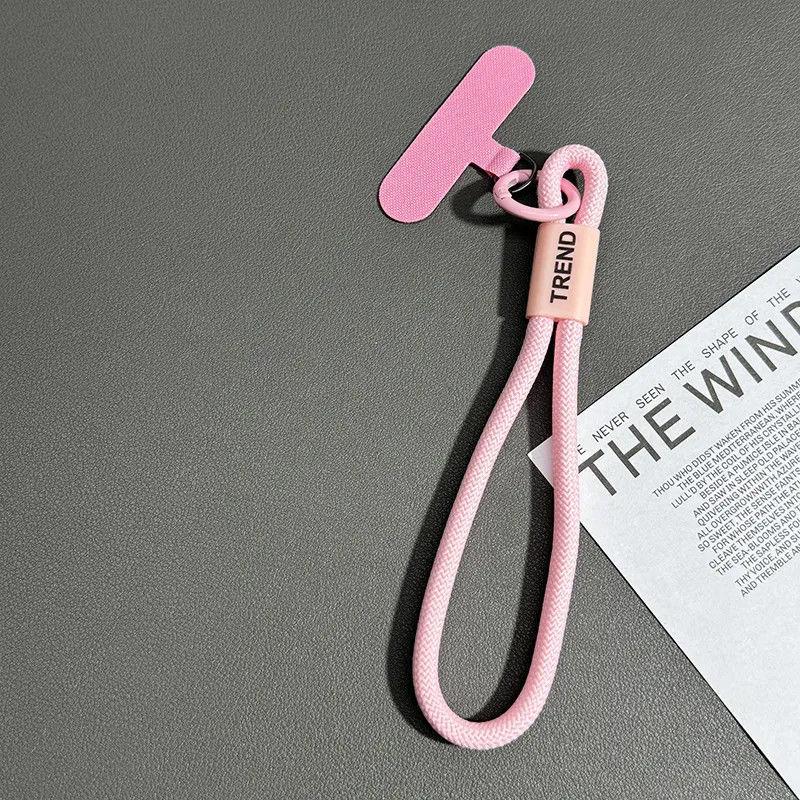 Colorful phone lanyard strap set | Adhesive tab + loop cord | Handy anti-drop grip & cute accessory