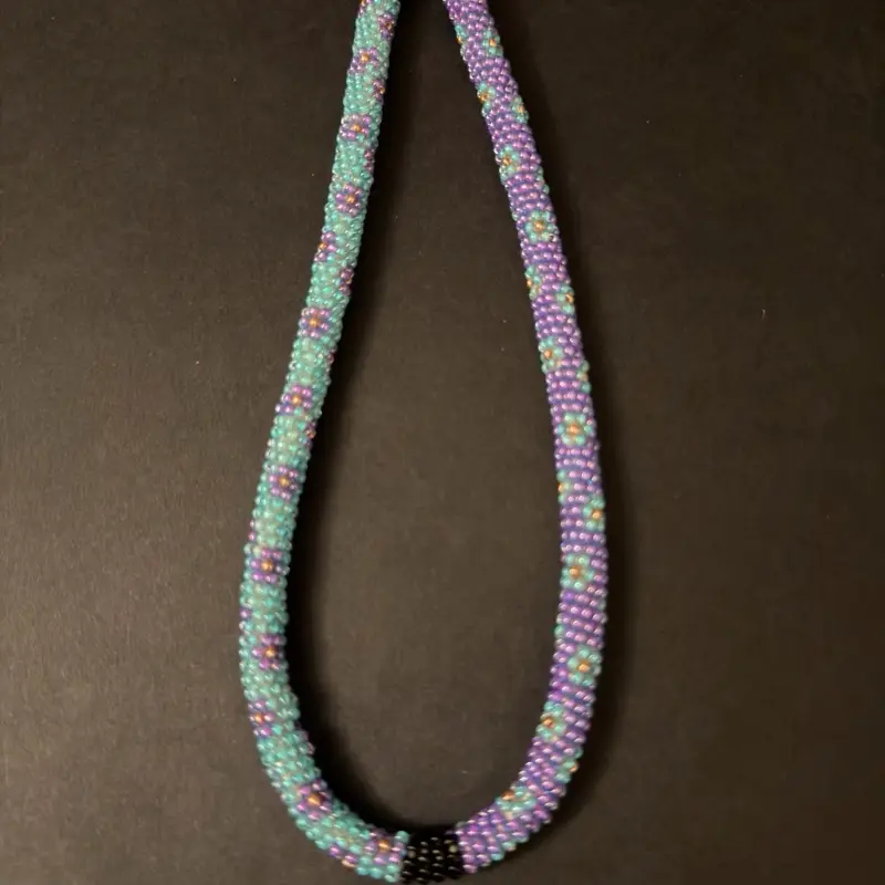 Beaded Lanyard Keychain