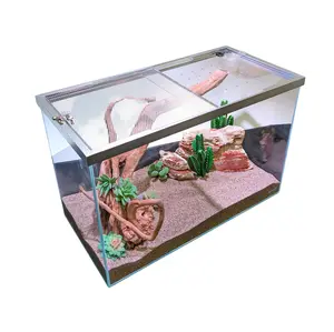 Lifegard Clear Glass 20 Gallon Rimless Terrarium