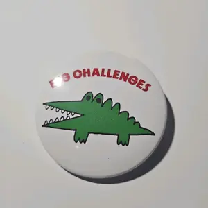big challenges sanrio  can badge pin