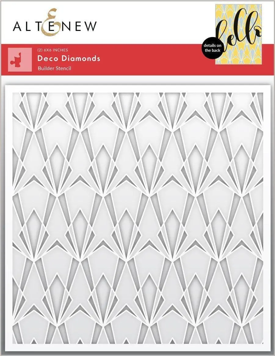 Deco Diamonds Builder Stencil Set (2 in 1)