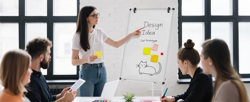 Whiteboard Easel 40 x 28 Inches, Magnetic White Board Dry Erase, Porbable Boards Height Adjustable, Dry Erase Board with Stand for School, Office and Home, Silver Aluminium Frame