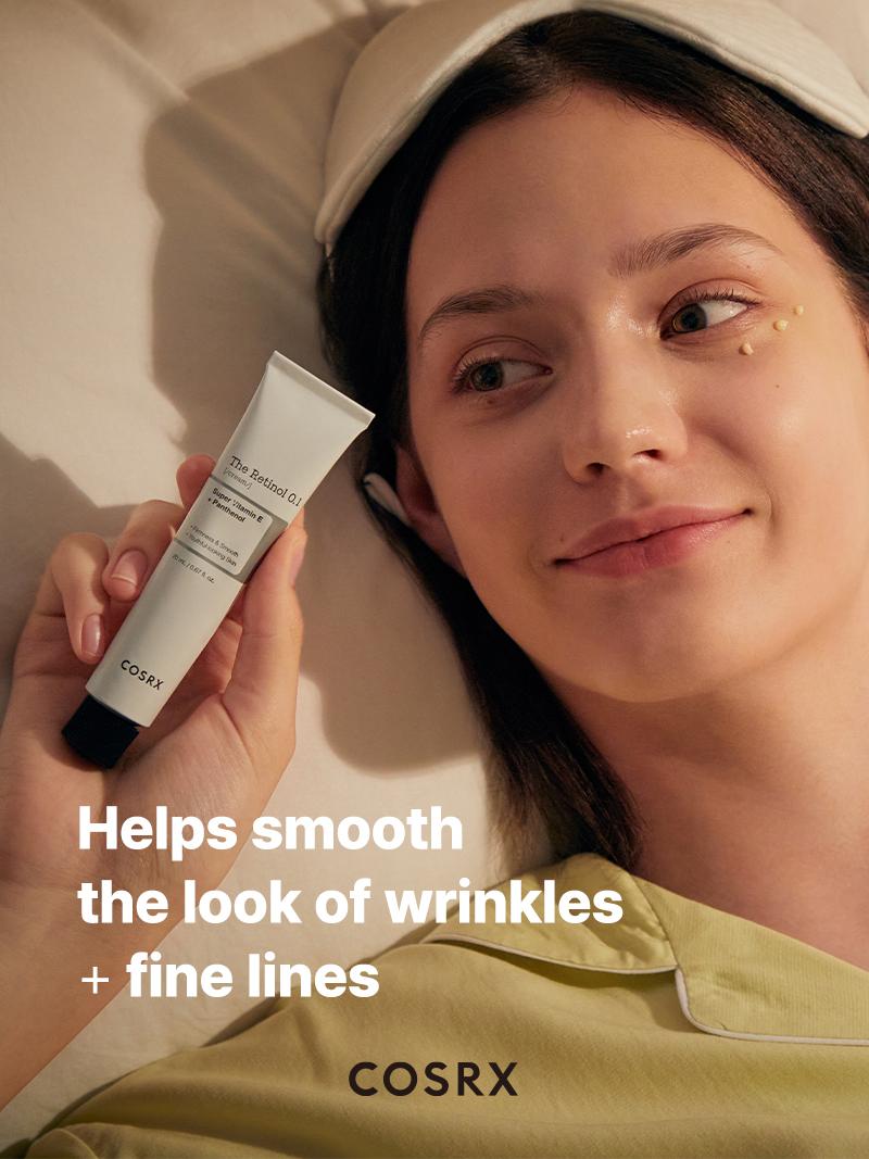 [COSRX Official] The Retinol 0.1 Cream (20ml) | BEGINNER-FRIENDLY RETINOL FOR IRRITANT-FREE WRINKLE CARE,   EYE WRINKLES
