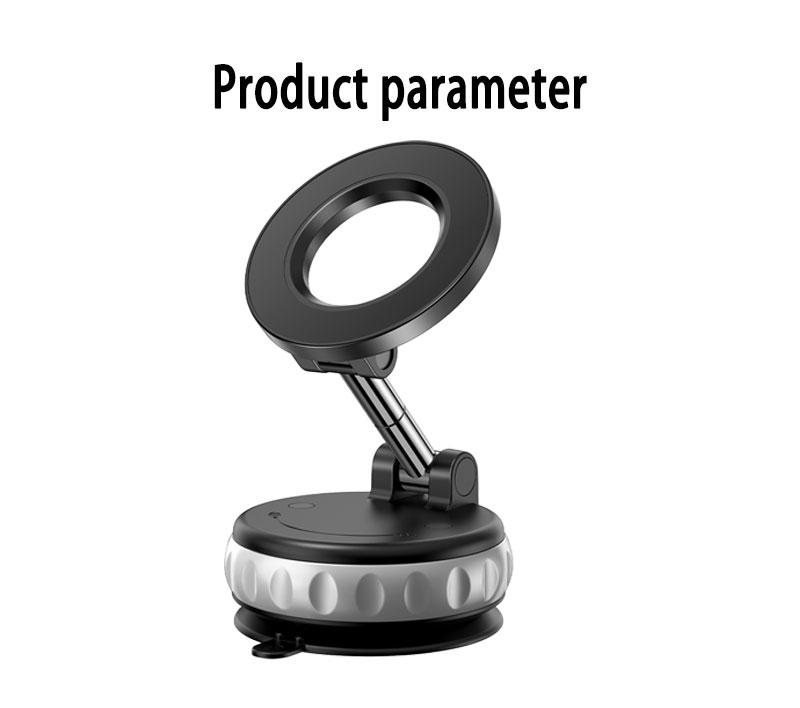 360° Rotating Magnetic Car Phone Holder – Strong Adsorption, One-Pull Pickup, No Interior Damage, Universal Mount Anywhere