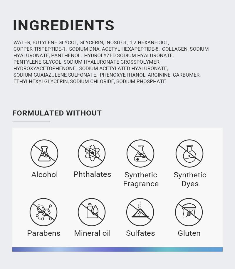 Copper Peptide Anti-Aging Facial Serum, Collagen Boost, Tightening, Lifting, Hydrating, and Repairing, Reduce Fine Line & Wrinkles, All Skin Types, Your choice!