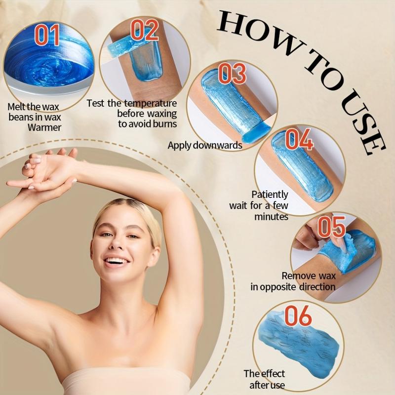 Viilife Waxing Kit - Pink Electric Wax Warmer with 10 Wax Strips for Face Armpit & Legs Hair Removal - 200ml Capacity - Grooming Needs Body Care