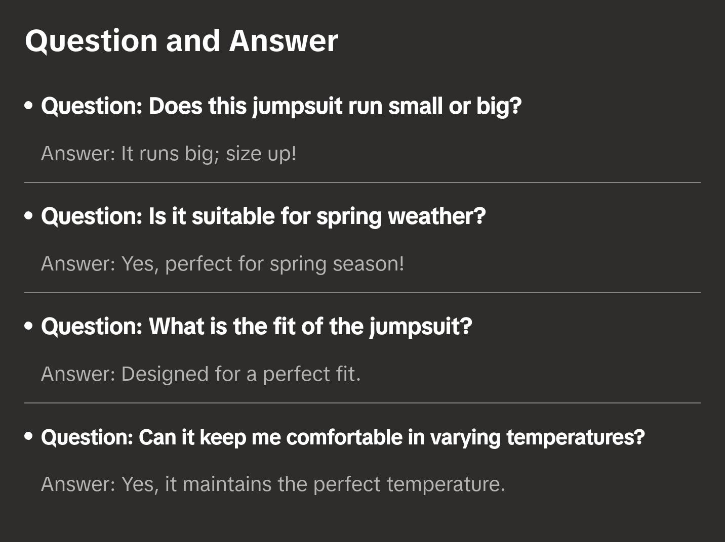 Temperature Jumpsuit