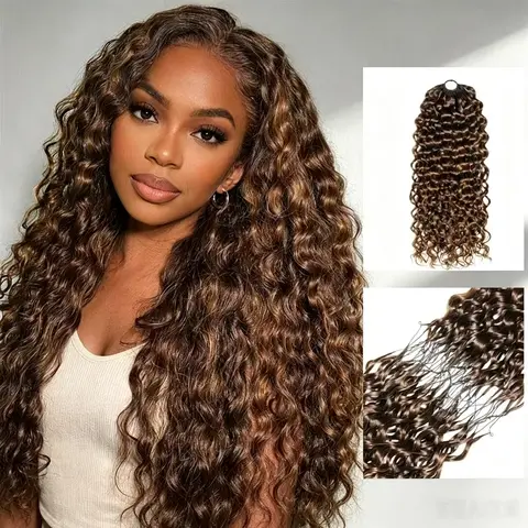 【4 Packs 20" Only $189-Miracle Knots Crochet Hair 】Protective Hairstyles Human Hair Extensions  Pre-Separated 50g/Pack – Knotless Boho Braids, 4-5 Packs for Full Head, Multiple Curly & Wave Textures Protective Hairstyles For Black Women