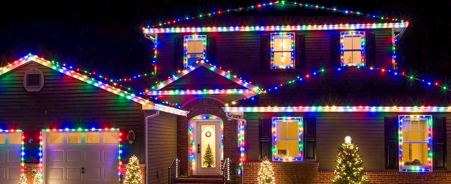 Minetom 82ft 250LED Color Changing Christmas Halloween Tree Lights, LED RGB String Twinkle Lights, 16 Milion Adjustable Colors Smart Fairy Lights with Remote & App & Timer for Xmas Tree Holiday Party