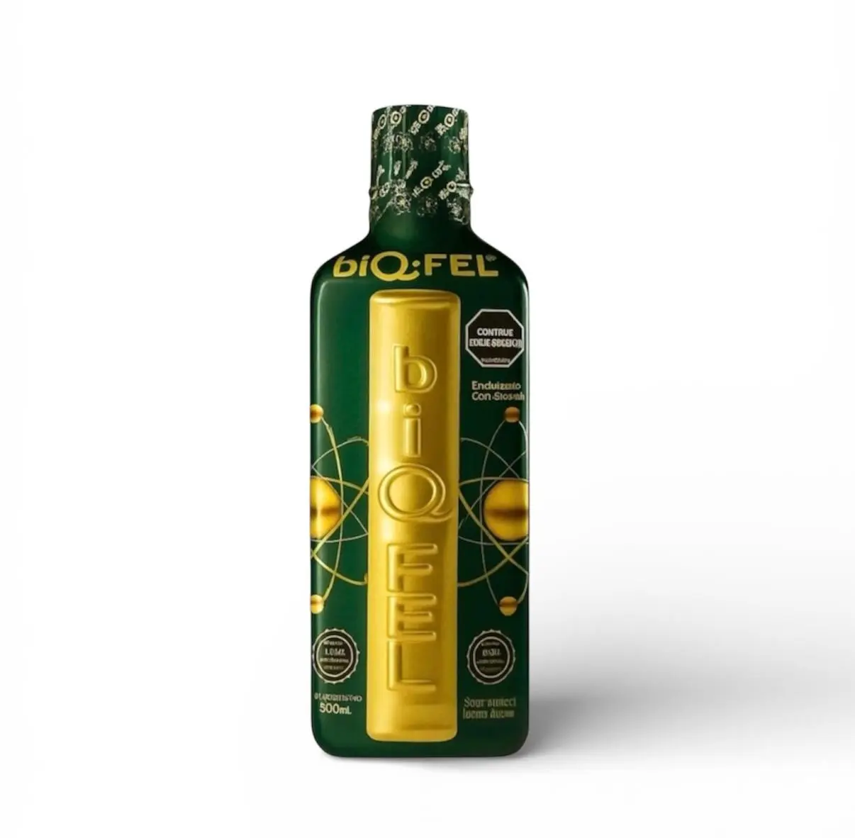 BIQ500ml Natural Energy Multivitamin Supplement with Chontaduro, Borojo & Guarana Blend – Biqfel Daily Liquid Supplement for Focus & Vitality