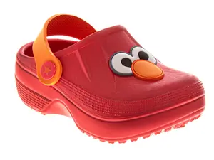 Sesame Street Elmo Character Boys' Clogs Dual Size Comfort Closure ( Toddler/Little Kids)