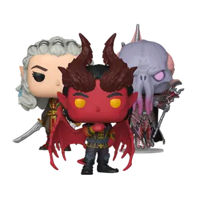 Funko Pop! Baldur’s Gate 3 – Jaheira #1187, Raphael #1188, The Emperor #1189 (Set)