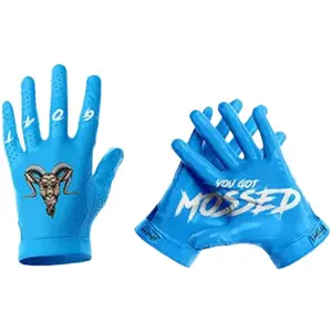G.O.A.T. You Got Mossed - Ultra Grip Football Gloves - Superior Grip, Breathable Design, for All Weather Conditions (Copy)