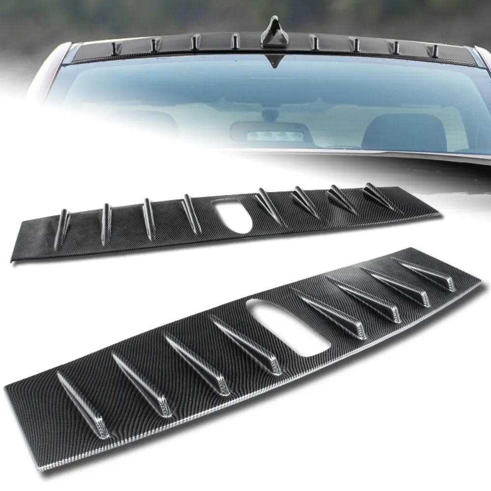Shark Fin Style Rear Roof Spoiler Wing Compatible with 2015 - 2018 Subaru WRX / WRX STi (2017 Subaru WRX Premium With Standard 6.2" Starlink Radio)