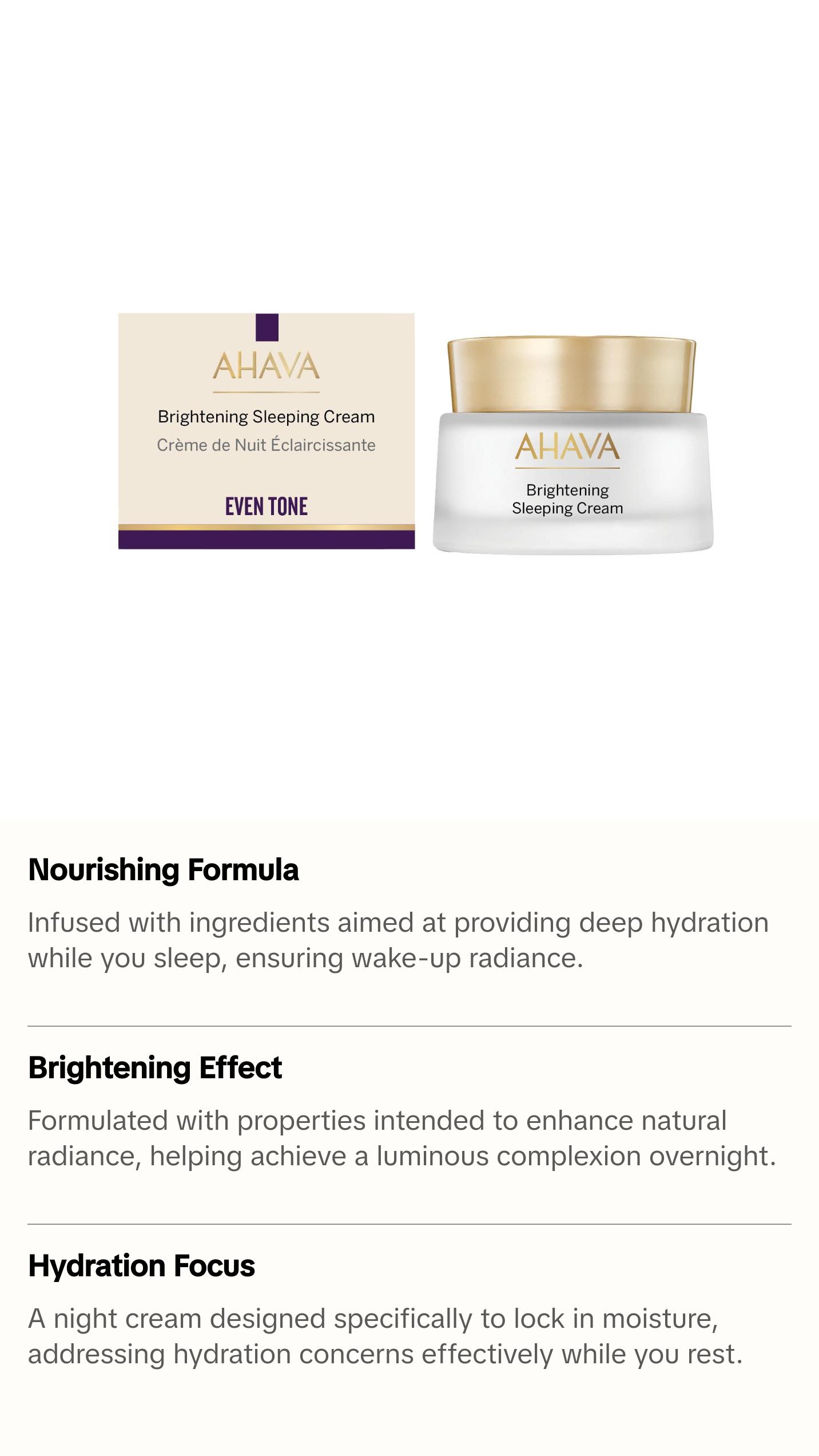 Brightening Sleeping Cream
