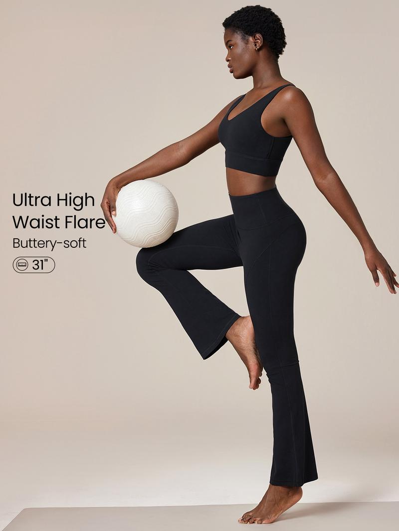 GLOWMODE 31" FeatherFit High-Waisted & Ultra High-Waisted Flared Leggings TikTokShopBlackFriday