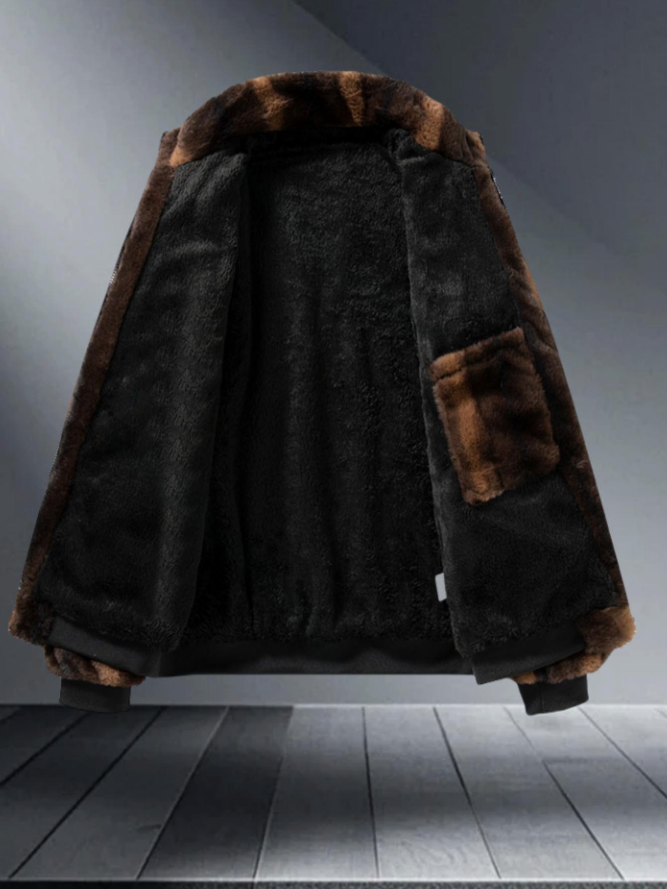 Men's Winter Mink Fur Coat Imitation Mink Velvet Thick Warm Short Hooded Jacket Plus Size Menswear Soft jackets old money outfits 1999 outfits men snow