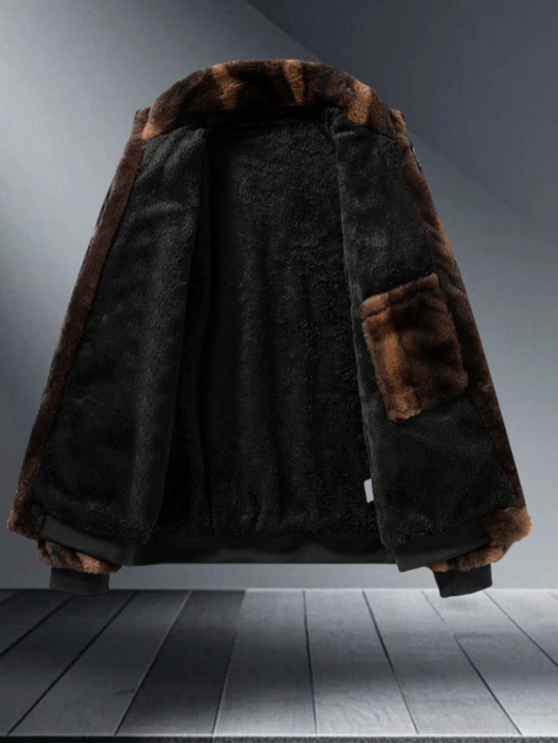 Men's Winter Mink Fur Coat Imitation Mink Velvet Thick Warm Short Hooded Jacket Plus Size Menswear Soft jackets old money outfits 1999 outfits men snow