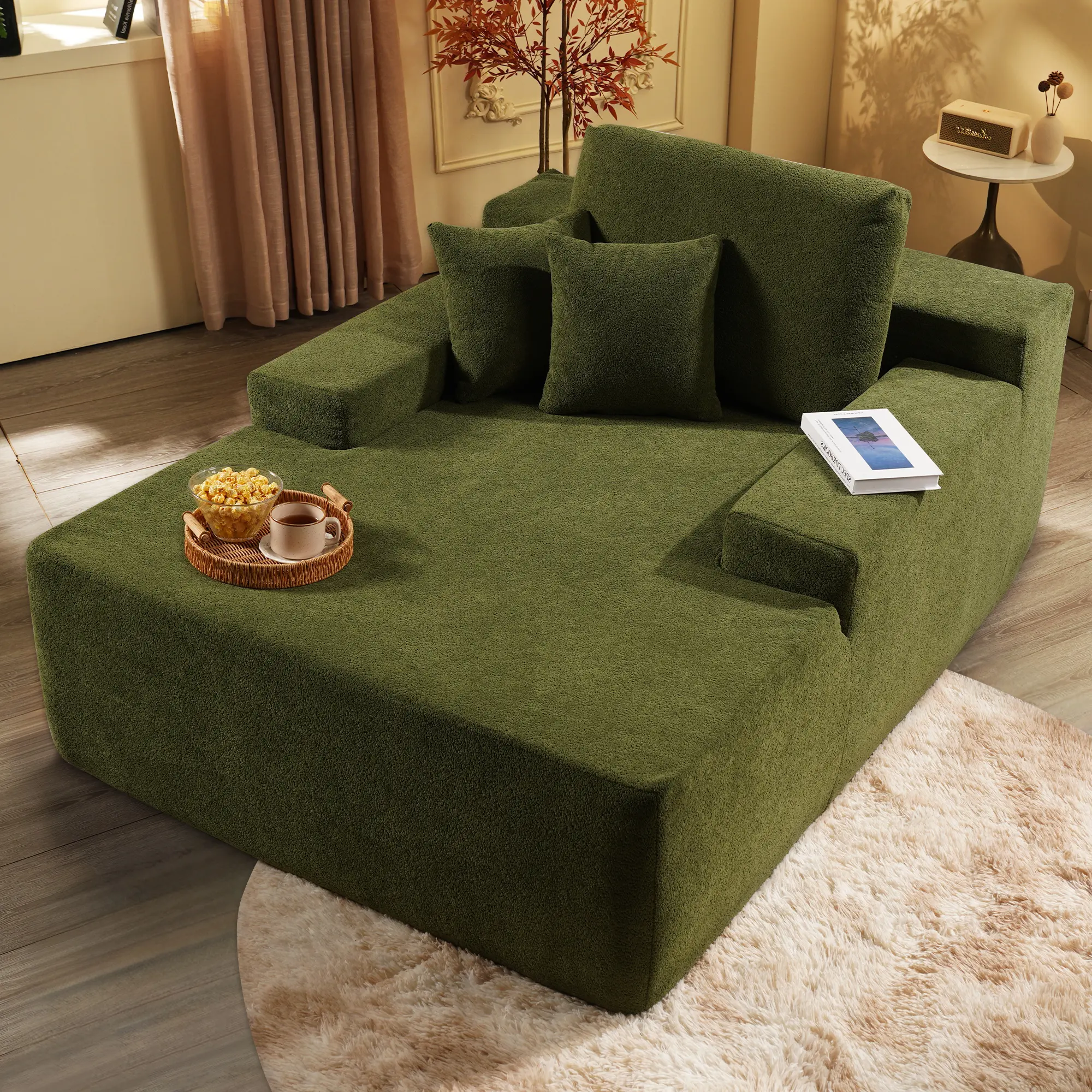 Green Cloud Velvet Basic model