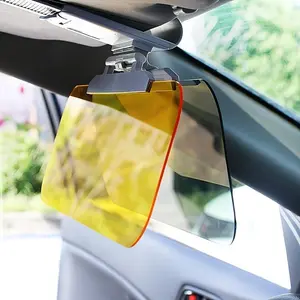 Dual-Use Car Sun Visor - Anti-Glare & High Beam Protection, Durable ABS Material, Secure Clip Installation, Fits Most Vehicles, Enhanced Visibility for Day & Night Driving
