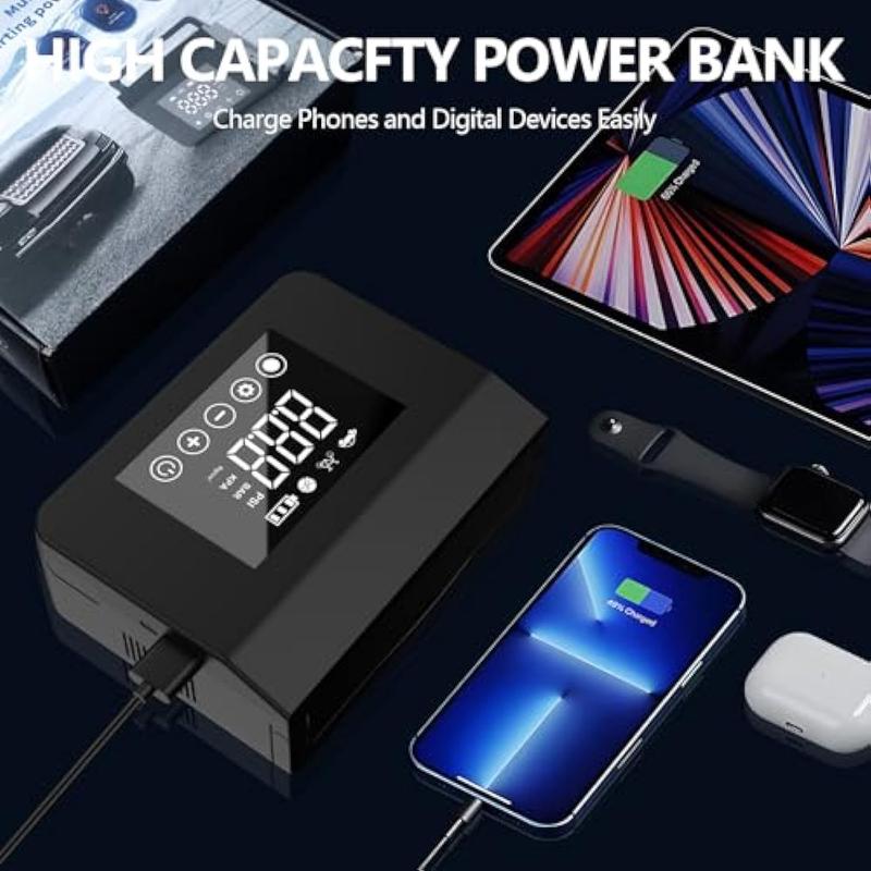 PASLDA portable 4000A Jump Starter with Air Pump: Jump Start Dead Batteries & Inflate Tires Anywhere