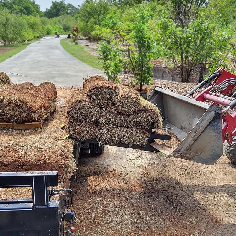 YITAMOTOR Clamp on Debris Forks - 48" / 58" 2500LBS / 4000LBS Heavy Duty Quick Attach Tractor Bucket Pallet Forks with Helical Screw Design for Skid Steer, Farm, Construction, Warehouse Truck