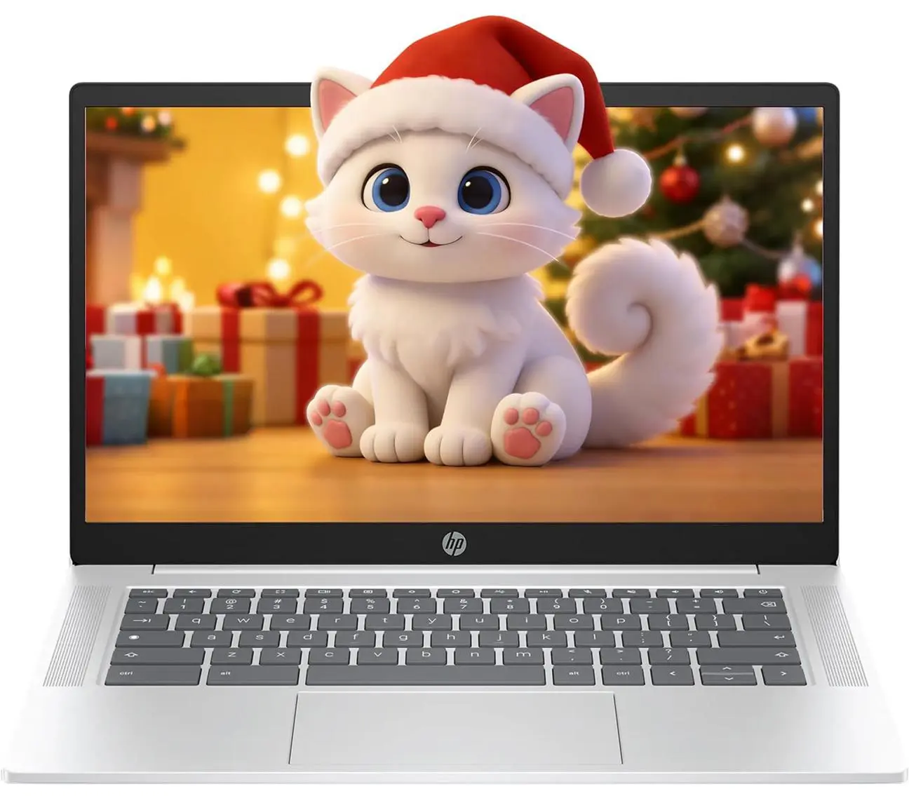 HP Business & Education Chromebook – Cloud-First Workflows, Intel Processor N200, 4GB RAM, 128GB UFS Storage, 14” HD, ChromeOS (Sliver)