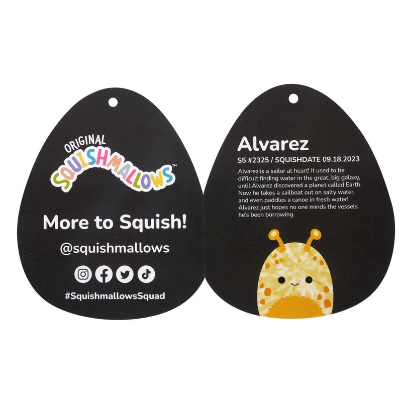 Squishmallows Cryptid Plushie 4-Pack: Rajani, Alvarez, Madsen, and Ennis, 5-Inch Select Series